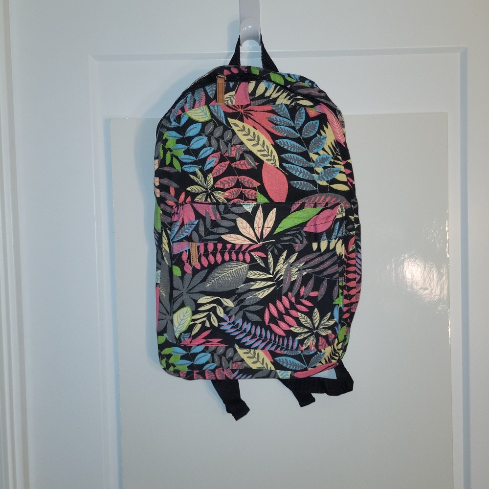 Neon leafs backpack - Picture 6 of 7
